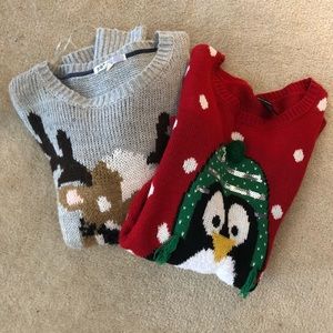 2 CHRISTMAS SWEATERS